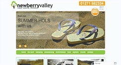 Desktop Screenshot of newberryvalleypark.co.uk