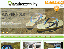 Tablet Screenshot of newberryvalleypark.co.uk